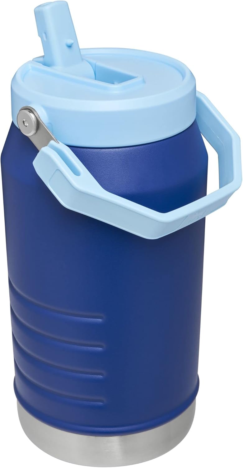 Stanley IceFlow Stainless Steel Water Jug with Straw, Vacuum Insulated Water Bottle for Home and Office, Reusable Tumbler with Straw Leakproof Flip