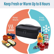 Small Lunch Bag for Men Women Insulated Lunch Box Mini Lunchbox Thermal Lunch Boxes Adult Lunch Pail Petty Food Containers Portable Cooler Bags Reusable Snack Bag Loncheras Para Hombres Black