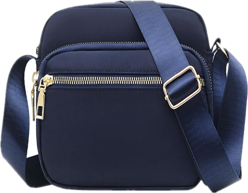 womens Nylon Crossbody Bags Nylon Crossbody Bags (pack of 1) - Deep Blue