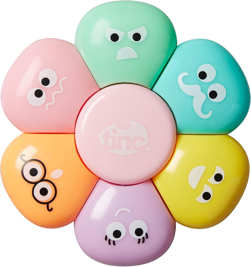 Macaroon Stacking Highlighter 6 Colour Stack Birthday Giveaways for Kids Cute stuff Party Favors for Kids School Supplies Gifts for Girls and Boys Cute Stationary Gifts - One Size FLOWER