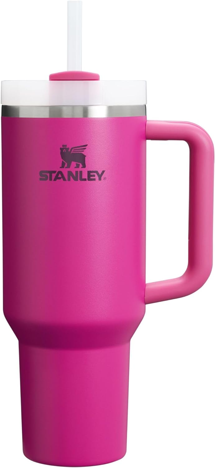 Stanley Quencher H2.0 Tumbler with Handle & Straw 40 oz | Twist On 3-Way Lid | Cupholder Compatible for Travel | Insulated Stainless Steel Cup | BPA-Free | Seafoam
