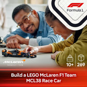 Speed Champions McLaren F1 Team MCL38 Race Car Toy with a Collectible Formula 1 Driver Minifigure - Model Kits for 10+ Year Old Boys & Girls or Adult Motorsport Fans 77251