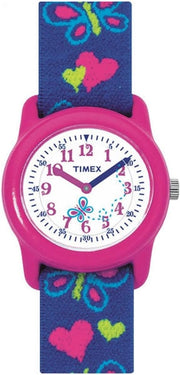 Timex Girls Time Machines Analog Elastic Fabric Strap Watch