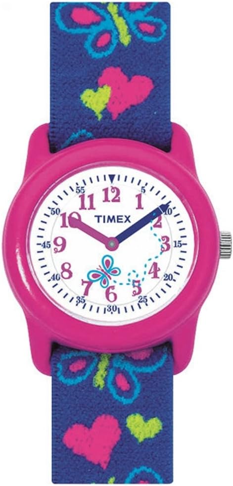 Timex Girls Time Machines Analog Elastic Fabric Strap Watch