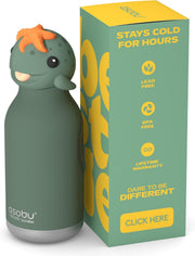 Bestie Giraffe Kids Water Bottle, 16oz/460ml Stainless Steel - SHELDON THE TURTLE