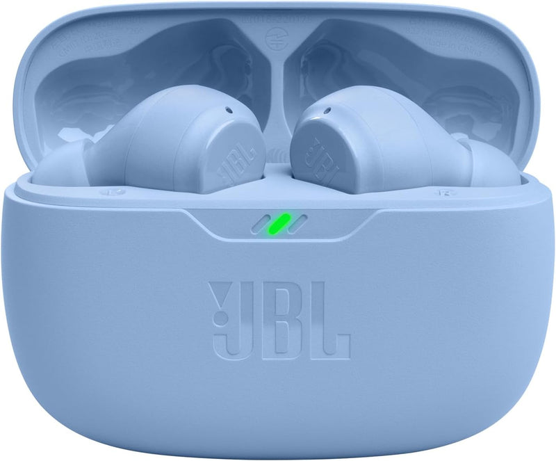 JBL Vibe Beam - True Wireless JBL Deep Bass Sound Earbuds, Bluetooth 5.2, Water & Dust Resistant, Hands-free call with VoiceAware, Up to 32 hours of battery life (Black)
