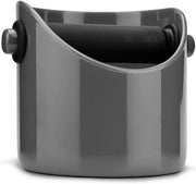 Dreamfarm Grindenstein Sturdy, Compact, Modern Espresso Coffee Grind Knock Box, Space-Saving Design for Easy Use and Cleanup, Durable, Coffee Knock Box for Home Baristas, Grey - DFM-GR1686 - GrindenstÃ¨in Silver