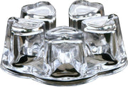 Liang baobao Teapot Warmer Crystal Glass Heart Shape Heating Base Tea Set Accessories