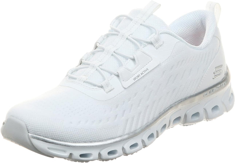 GLIDE-STEP womens SHOES - WHT/SIL