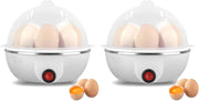 MOMENT Egg Cooker, 350W Electric egg Beater, White eggs Steamer, Egg Cooker, 7 Egg Volume Steamed Eggs Automatically Closed, Double Steamed Egg. ColorAssorted - single-deck(7 Pcs) (Pack of 2)