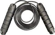 Sky-Touch Jump Rope For Men Women Kids Adjustable Fitness Exercise Jumping Ropes With Foam Antiskid Handles - new-Black