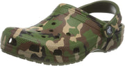 Unisex 10001-0HZ Clogs - Army Green/Multi