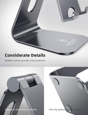 Lamicall Adjustable Tablet Stand For All Tablets Gray A1-Stand G