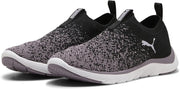 Softride Remi Slip-on Knit Wn's womens Road Running Shoe - Puma Black Plum Jam
