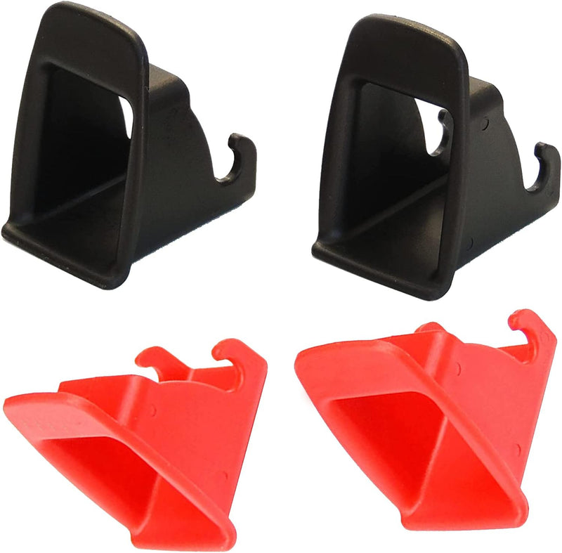 Yeesabella 4 PCS Car Seat Safety Clip, Isofix Adapter Child Car Seat Safety Clip Latch Seat Belt Connector Guide Car Seat Buckle Cover