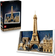 Architecture Paris City of Love - DIY Miniature Model Kit for Adults - Home Decor 3D Wall Art w/Iconic Parisian Landmarks Incl. Eiffel Tower - Gift Idea - 21064