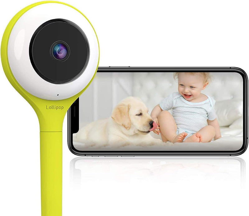 Lollipop Baby Camera with True Crying Detection, Smart Baby Monitor with Camera and Audio with Two Way Talk Back. an Ideal Gift for Baby Shower. Comes with Infrared Night Vision. (Turquoise)