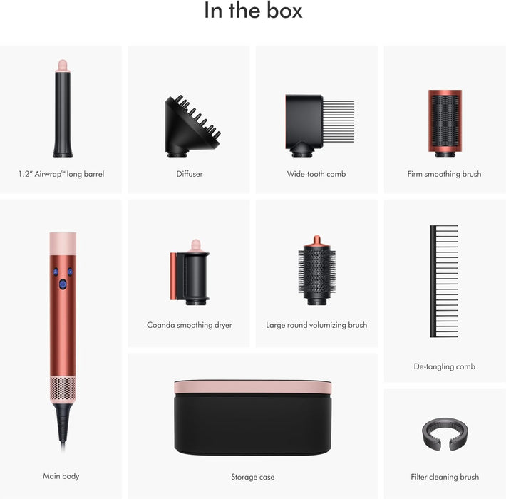 Dyson Special edition Airwrap™ Complete Long Diffuse multi-styler in Strawberry bronze and blush pink