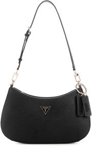 Womens Noelle Top Zip Shoulder Bag Handbag - Black