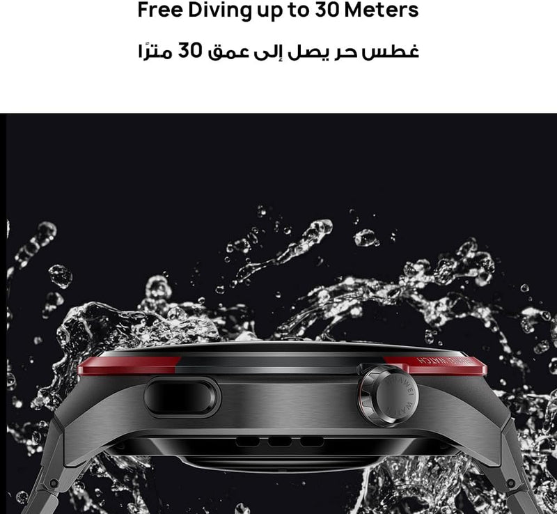 Watch 4 Pro Smartwatch, Spherical Sapphire Glass, Health at a Glance, eSIM Cellular calling, Fresh-new Activity Rings, 21-Day Battery Life, ECG Analysis, Compatible with Andriod & iOS, Brown