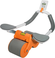 SKY LAND Ab Roller Wheel with Automatic Rebound, Elbow Support & Smart Counter Abdominal Exercise Equipment with Knee Pad, Silent Dual Wheel Core Trainer for Men & Women Home Fitness EM-9362-TS
