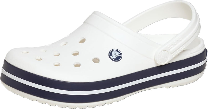 Unisex Adult Crocband - White/White/Navy