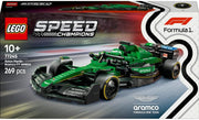 Speed Champions Aston Martin Aramco F1 AMR24 Race Car Toy with a Collectible Formula 1 Driver Minifigure - Model Kits for 10+ Year Old Boys & Girls or Adult Motorsport Fans 77245
