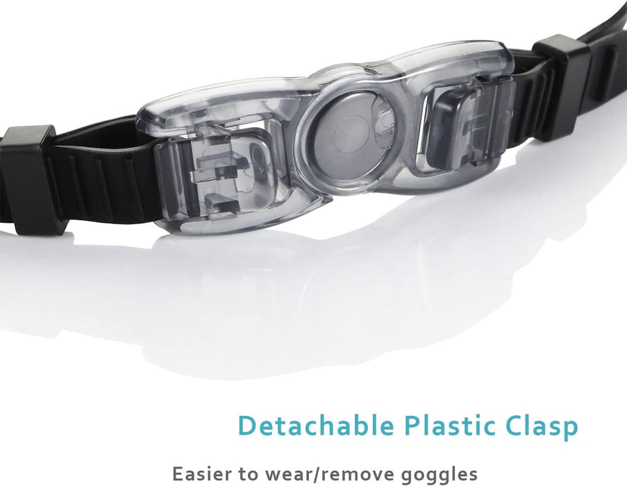 AMERTEER Swim Goggles - Anti-Fog UV Protection Swimming Goggles No Leaking Wide Clear Vision Swimming Goggles for Adult Men Women Youth