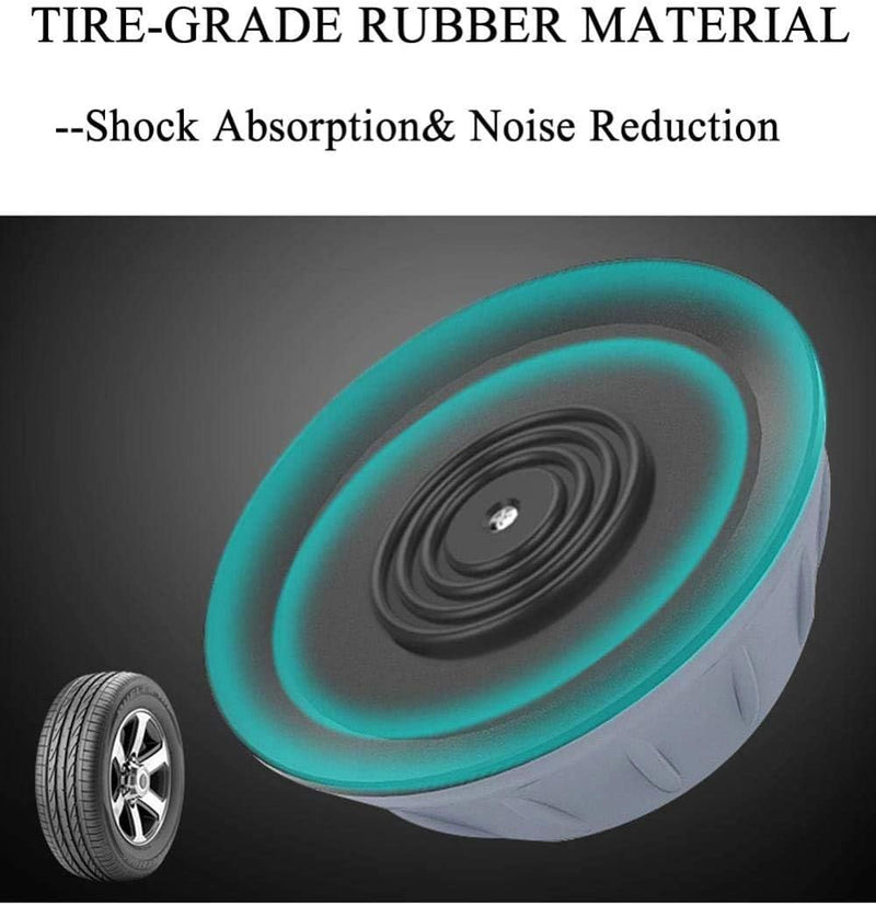 GKUIWM Anti-Vibration Laundry Machine Pads (4 PK)- Works Best for Any Washer & Dryer Machine, Extremely Durable Rubber – Anti-Walk, Noise Reducing, Shake Free, Shock Absorbing Pads