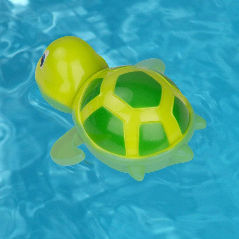 Starthi Baby Bath Toys Clockwork Turtle For Toddlers Boys Girls Wind up Water Toys Swimming Turtle Summer Pool Bathroom Float Toy Best Child Plastic Bathtub Bath Toys Rubber Duck