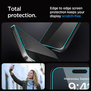 GLAStR EZ FIT PRIVACY 2 Pack designed for iPhone 15 Pro MAX Privacy Screen Protector Premium Tempered Glass with Auto Align technology - 2 PACK Anti-Spy, 9H Hardness Tempered Glass, Easy Installation Kit, Case-Friendly, Touch Responsive, Scratch Resistant