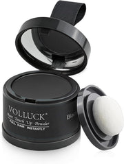 Root Touch Up Hair Powder Root Cover Up Hairline Shadow Powder Stick, Root Touch Up Dark Brown for Thinning Hair for Women and Men, Bald Spots, Eyebrows, Beard Line, Dark-Brown, Pack Of 1 - Black 4 g (Pack of 1)