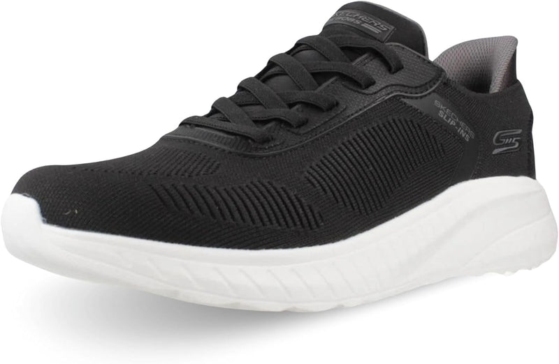 Men's Hands Free Slip-ins Squad Chaos-Solid Step Sneaker - BLACK