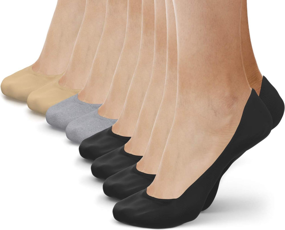 No Show Socks for Men & Women-Low Cut Socks,Breathable Liner Socks,Non-Slip Footie Socks for Flat Sneaker