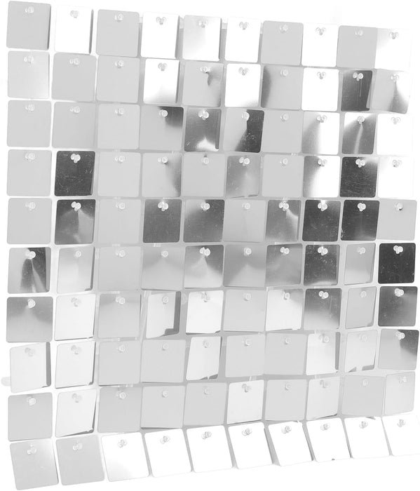 Oreilet Wall Backdrop Sequin Panels Gold Decoration Shimmer Panels, 8PCS Glitter Background, Sequins Backdrop Decoration, Glitter Bling Photo Background (Gold)