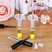 Refillable Empty Mascara Tube E with Rubber Inserts, Funnels and Transfer Pipettes with Eyelash Wand (Clear, 10ml)- Pack of 3