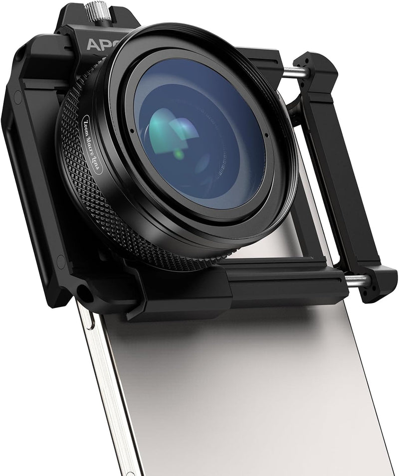 Macro Lens Kit for Smartphone 10-20X Zoom Photography Lens for iPhone and Samsung Galaxy Mobile Phones with Universal Clip HD Optical Glass for Close-up Shots of Nature and Jewelry