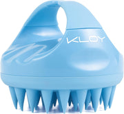 KLOY Hair Scalp Massager Shampoo Brush with Soft Silicone Bristles- Red - Blue