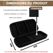 LATRAT Electronic Cigarette Bag, Eva Hard Case for Electronic Cigarette Storage Box, Travel Bag, Zipper Cover, Black