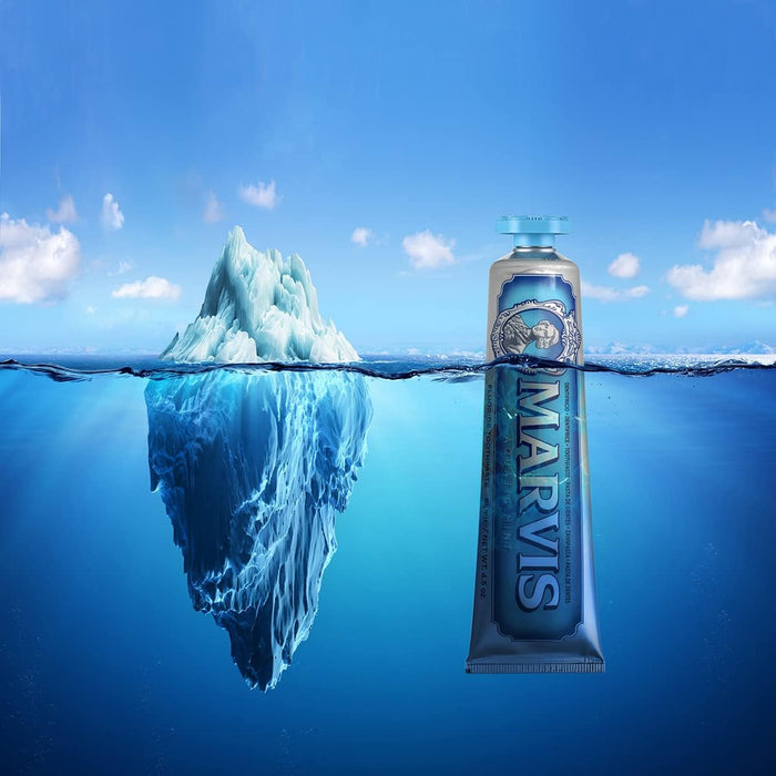 Marvis Smokers Whitening Toothpaste, Mint, 85ml, Promotes the Natural Whitening of the Teeth, Plaque Removal Toothpaste, Long-Lasting Freshness