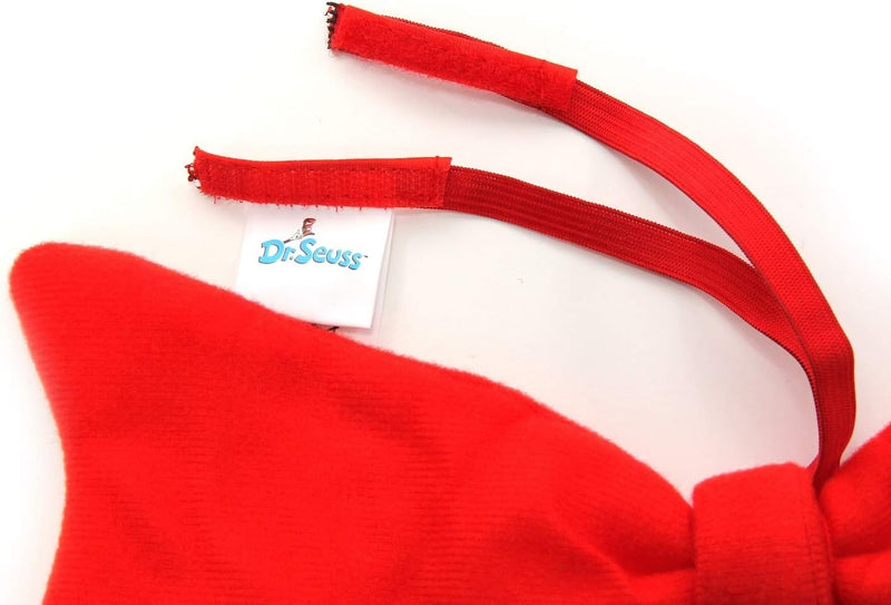 Dr. Seuss Cat in the Hat Costume Accessory Kit with Gloves and Bowtie for Kids