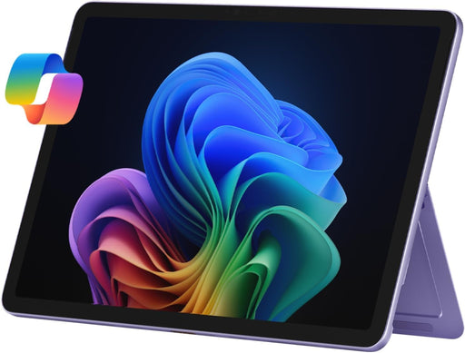 Surface Pro 12" (Latest Version) 8 Core Copilot+PC 2 in 1 Snapdragon X Plus 16GB RAM 512 SSD Platinum UAE TRA Version - Violet 12" Touchscreen Display