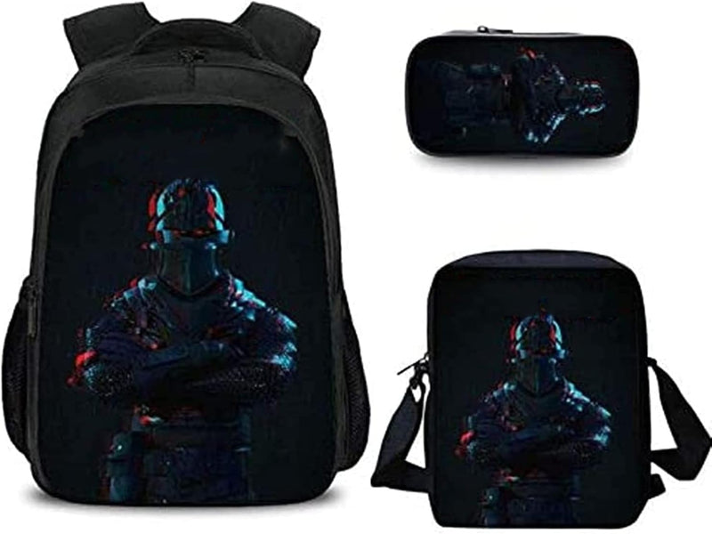 Frtnite Backpack School Bag for Girls Boys Students Laptop Bag Casual Travel Daypack Bookbag School Backpacks Set