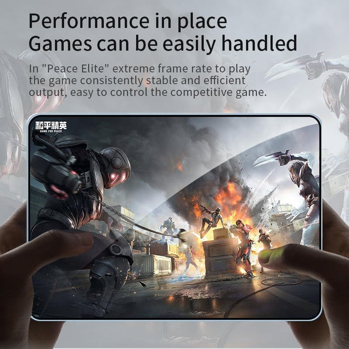Umiio 10.1" Android Smart Tablet PC Dual SIM 5G Wifi 6GB RAM 128GB ROM Game and Music A10 Pro Kids Tab (Gold)