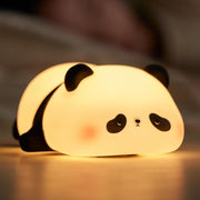 Children's Night Light Panda Night Lamp, Children, 3 Light Modes, Nursing Light, Dimmable with Timer, Touch Control, Silicone Night Light Baby, USB Rechargeable Panda Lamp - Dimmable(panda)