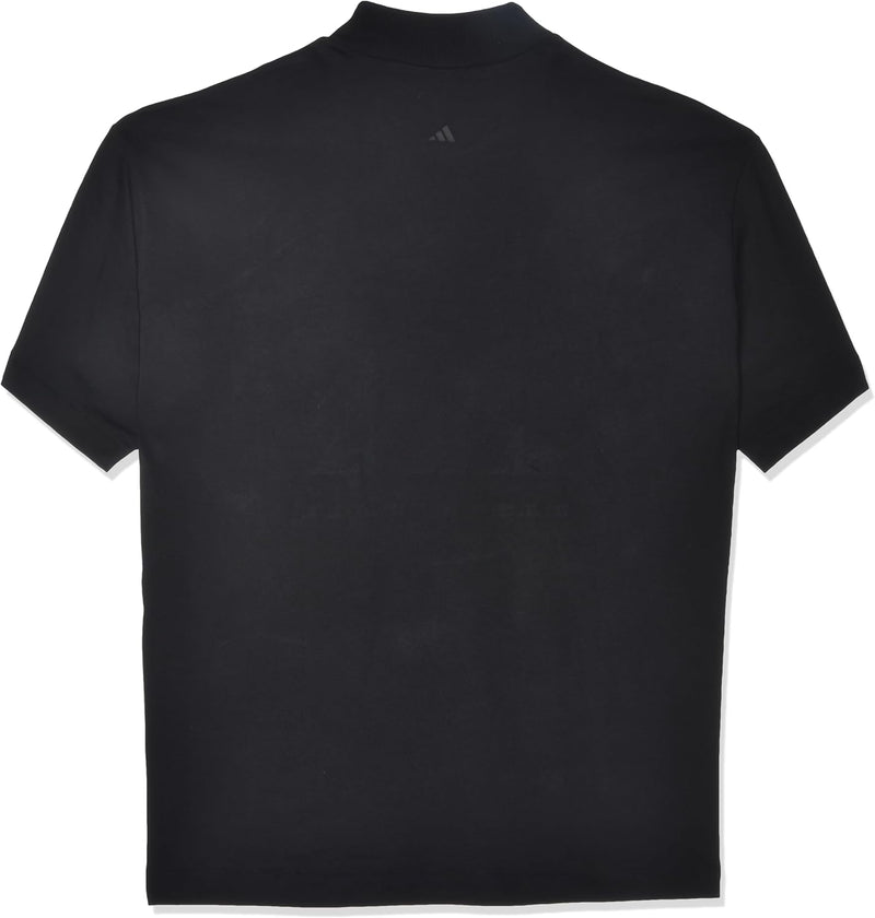 mens Adidas Basketball T-Shirt T-Shirt - Black/Talc