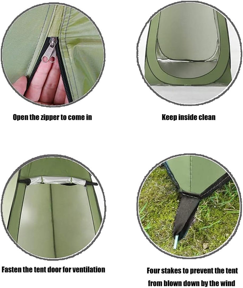 SKEIDO Outdoor Changing Clothes Shower Tent Camp Toilet Pop-up Room Privacy Shelter Multi-use