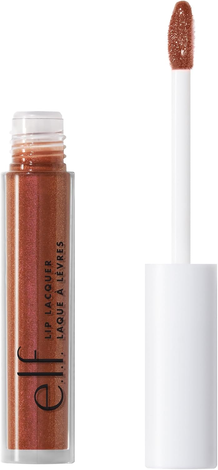 e.l.f. Lip Lacquer, Moisturizing, Shiny, Non-Sticky, Long Lasting, Provides Maximum Colour, Glides On, Love Bite 2.5ml