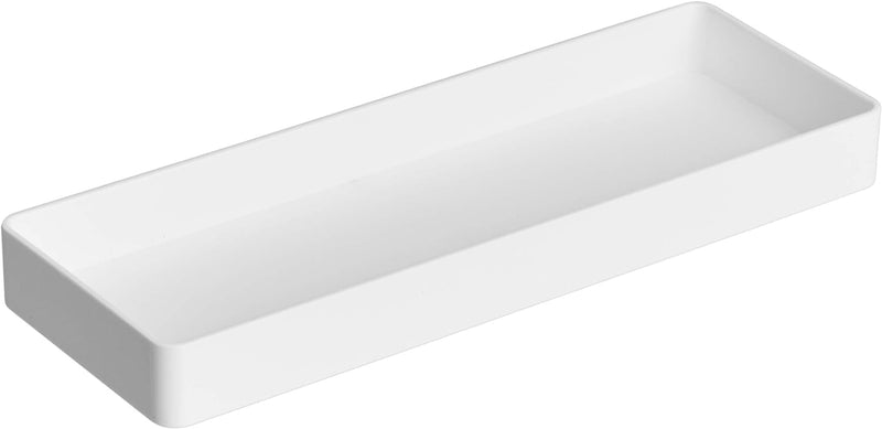 Sponsored Ad Amazon Basics Rectangular Plastic Organizer Accessory Tray, White - 23.8 x 8.3 x 2.5 cm Half Accessory Tray