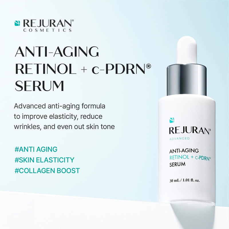 Advanced Anti-Aging Retinol + c-PDRN Serum for Face and Neck Triple Action with c-PDRN, Retinol, and Peptides